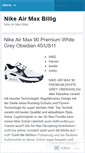 Mobile Screenshot of nikeairmaxbillig.wordpress.com