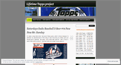 Desktop Screenshot of lifetimetopps.wordpress.com
