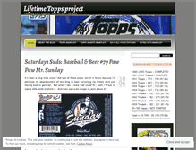Tablet Screenshot of lifetimetopps.wordpress.com