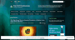 Desktop Screenshot of fangirlconfessor.wordpress.com
