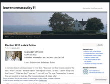 Tablet Screenshot of lawrencemacaulay11.wordpress.com