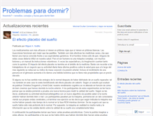 Tablet Screenshot of comodormirmejor.wordpress.com