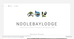 Desktop Screenshot of ndolebaylodge.wordpress.com