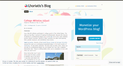 Desktop Screenshot of lhoriatis.wordpress.com