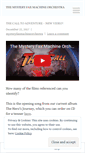 Mobile Screenshot of mysteryfaxmachineorchestra.wordpress.com