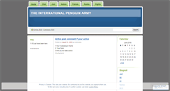 Desktop Screenshot of internationalpenguinarmy.wordpress.com
