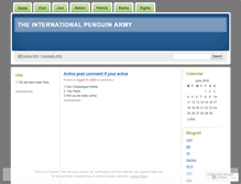 Tablet Screenshot of internationalpenguinarmy.wordpress.com