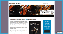 Desktop Screenshot of classicalartsni.wordpress.com