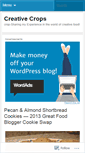 Mobile Screenshot of creativecrops.wordpress.com