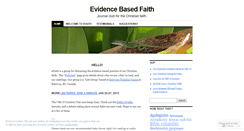 Desktop Screenshot of efaith.wordpress.com