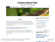 Tablet Screenshot of efaith.wordpress.com
