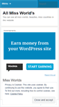 Mobile Screenshot of missworlds.wordpress.com