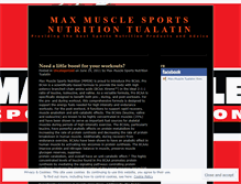 Tablet Screenshot of maxmuscletualatin.wordpress.com