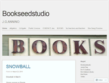 Tablet Screenshot of bookseedstudio.wordpress.com
