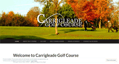 Desktop Screenshot of carrigleadegolf.wordpress.com