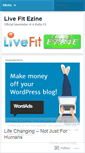 Mobile Screenshot of livefitezine.wordpress.com