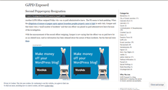 Desktop Screenshot of gjpdexposed.wordpress.com