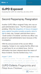 Mobile Screenshot of gjpdexposed.wordpress.com