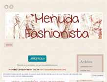 Tablet Screenshot of menudafashionista.wordpress.com