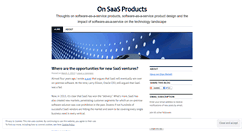 Desktop Screenshot of onsaasproducts.wordpress.com