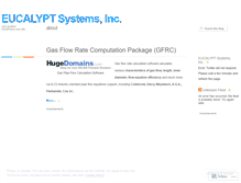 Tablet Screenshot of eucalyptsystems.wordpress.com