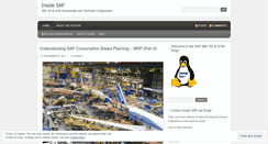 Desktop Screenshot of insidesap.wordpress.com