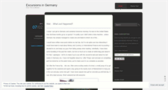 Desktop Screenshot of jeremyingermany.wordpress.com