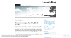 Desktop Screenshot of lucassimao.wordpress.com