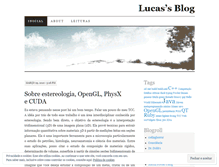 Tablet Screenshot of lucassimao.wordpress.com