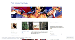 Desktop Screenshot of onewonderwoman.wordpress.com