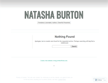 Tablet Screenshot of natashaburton.wordpress.com