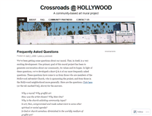 Tablet Screenshot of crossroadsathollywood.wordpress.com