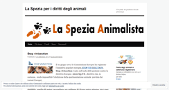 Desktop Screenshot of laspezianimalista.wordpress.com