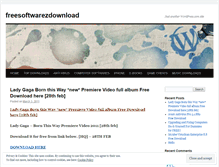 Tablet Screenshot of freesoftwarezdownload.wordpress.com