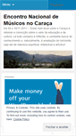 Mobile Screenshot of encontronacionaldemusicosnocaraca.wordpress.com