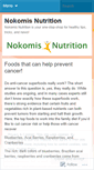 Mobile Screenshot of nokomisnutrition.wordpress.com