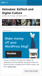 Mobile Screenshot of heloukee.wordpress.com
