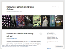Tablet Screenshot of heloukee.wordpress.com