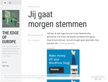 Tablet Screenshot of edgeofeurope.wordpress.com