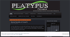 Desktop Screenshot of platypusfitnesscc.wordpress.com
