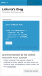 Mobile Screenshot of lallanta.wordpress.com