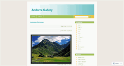 Desktop Screenshot of andorragallery.wordpress.com