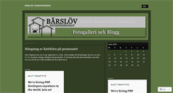 Desktop Screenshot of barslovhundpenionat.wordpress.com