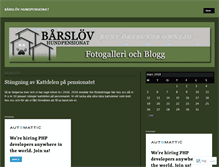 Tablet Screenshot of barslovhundpenionat.wordpress.com