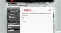 Desktop Screenshot of 4hgames.wordpress.com
