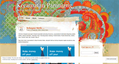 Desktop Screenshot of kecpamulang.wordpress.com