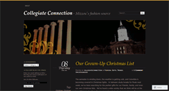 Desktop Screenshot of collegiateconnection.wordpress.com