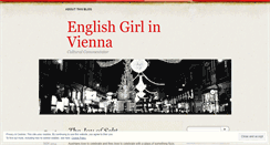 Desktop Screenshot of englishgirlinvienna.wordpress.com