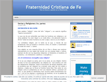 Tablet Screenshot of fraternidadcristianadefe.wordpress.com