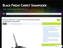 Tablet Screenshot of blackfridaycarpetshampooer.wordpress.com